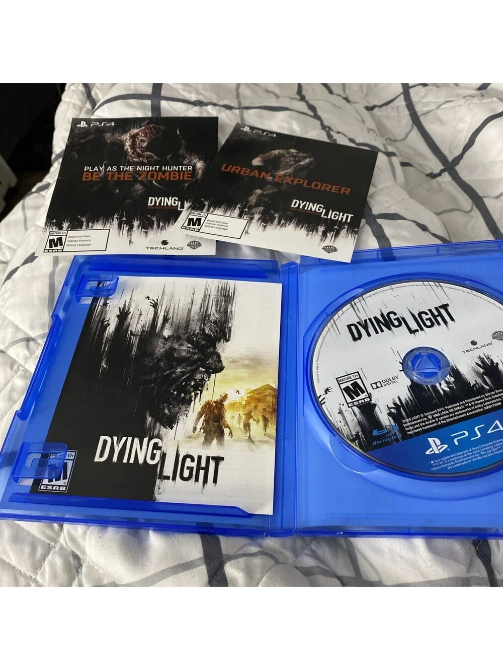 DYING LIGHT PS4 PLAYSTATION 4 GAME PLAY STATION FOUR DISC CASE SONY NES HQ